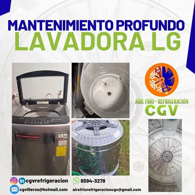 Mantenimiento profundo de lavadoras