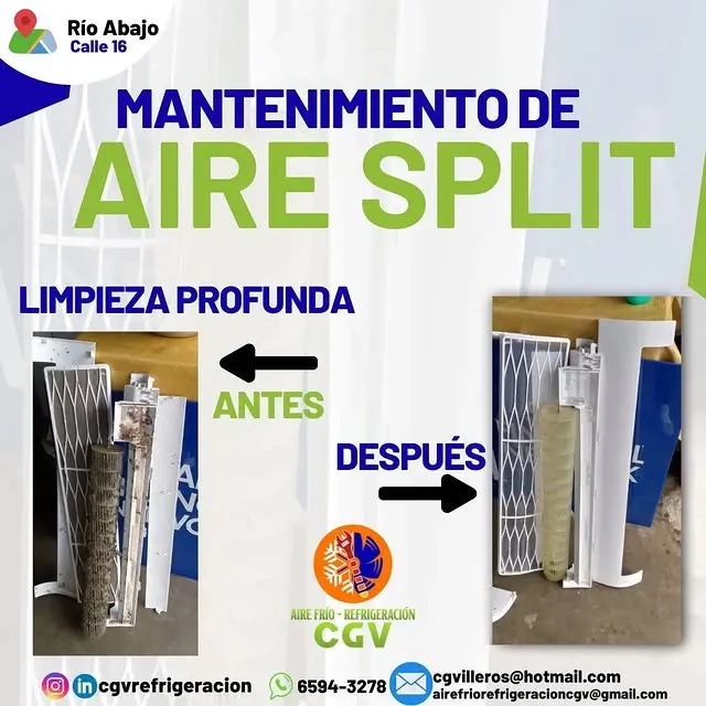 Servicio completo de mantenimiento para aire split